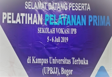 Partisipasi Unit Arsip IPB pada Pelatihan “Pelayanan Prima” dalam mendukung peningkatan Pelayanan