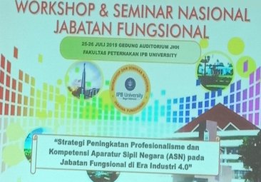 Workshop dan Seminar Jabatan Fungsional ~ 25-26 Juli 2019