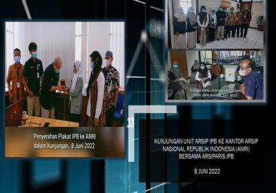Kunjungan Unit Arsip IPB ke kantor Arsip Nasional Republik Indonesia (ANRI) bersama Arsiparis IPB