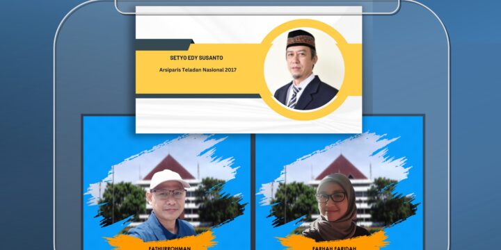 Arsiparis IPB yang memperoleh penghargaan sebagai Arsiparis Teladan Nasional (Artelnas)